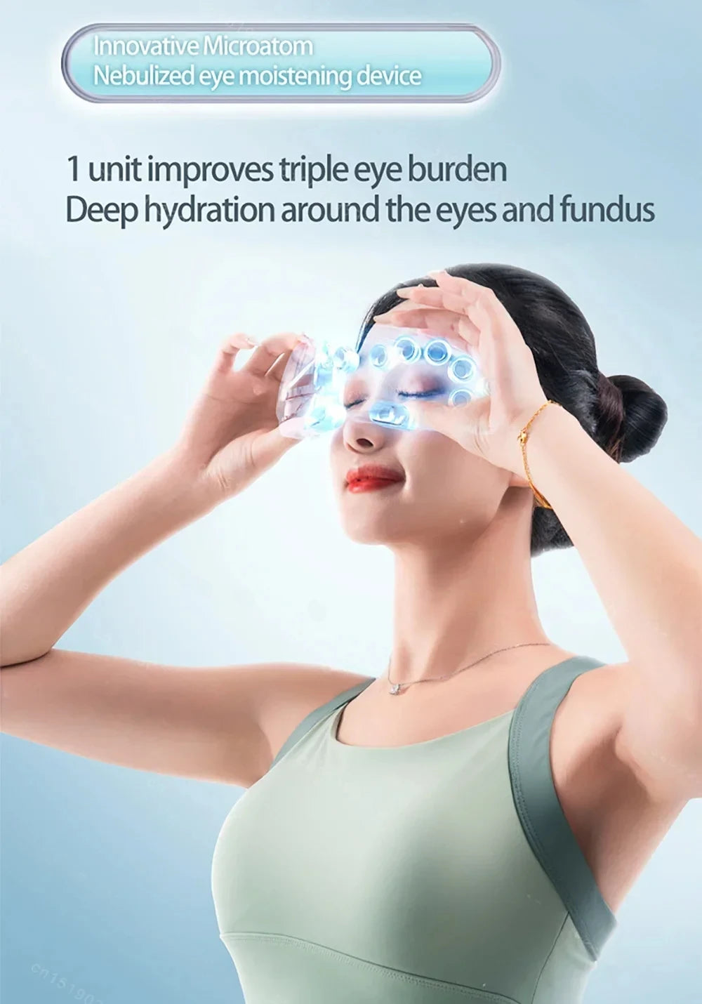 BXA / MERALL Eye Atomization Massager – Acupressure Glasses for Eye Relaxation