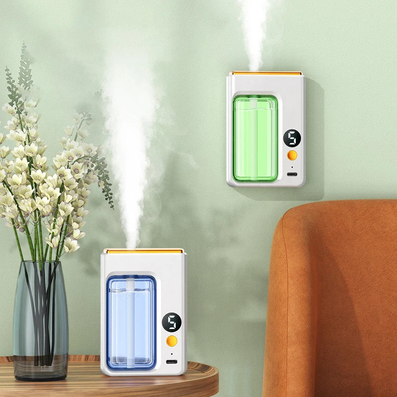 ZAOXI Smart Aromatherapy Diffuser – USB-C Rechargeable, Ultra-Quiet, Wall or Desk Mount