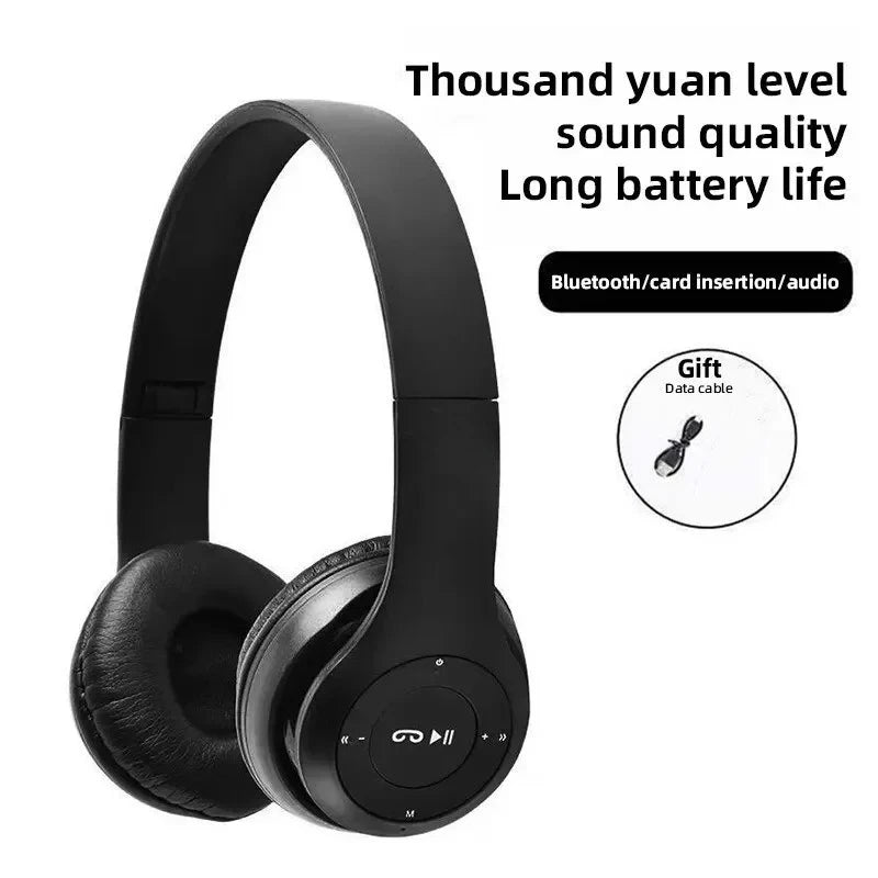 P47 Wireless Gaming Headphones – Over-Ear Bluetooth Headset with Mic & Noise Cancelling