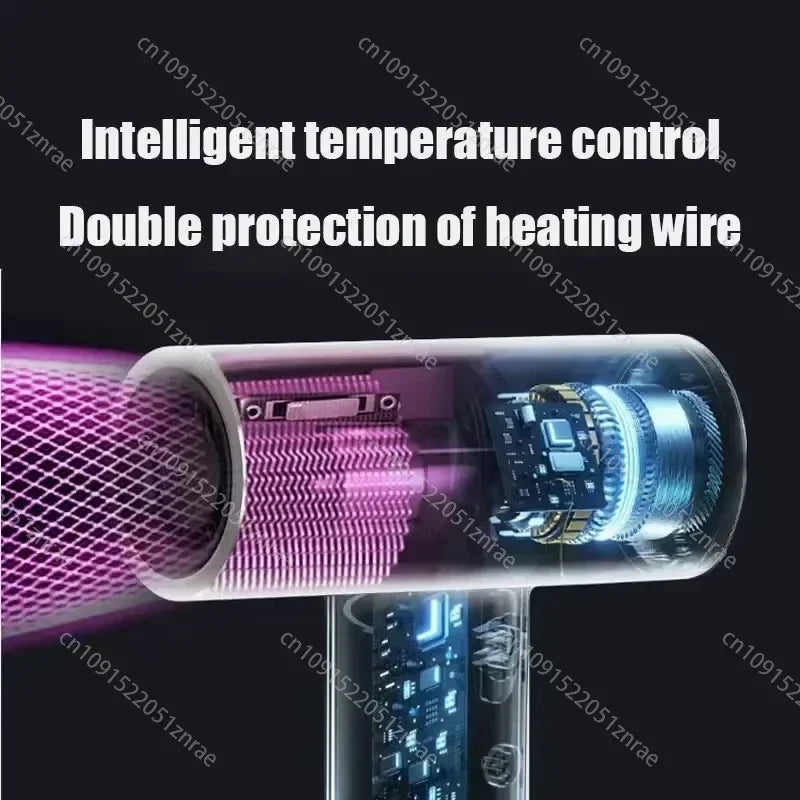CHUBAN Wireless Hair Dryer – 100000RPM High Wind, USB-C Rechargeable