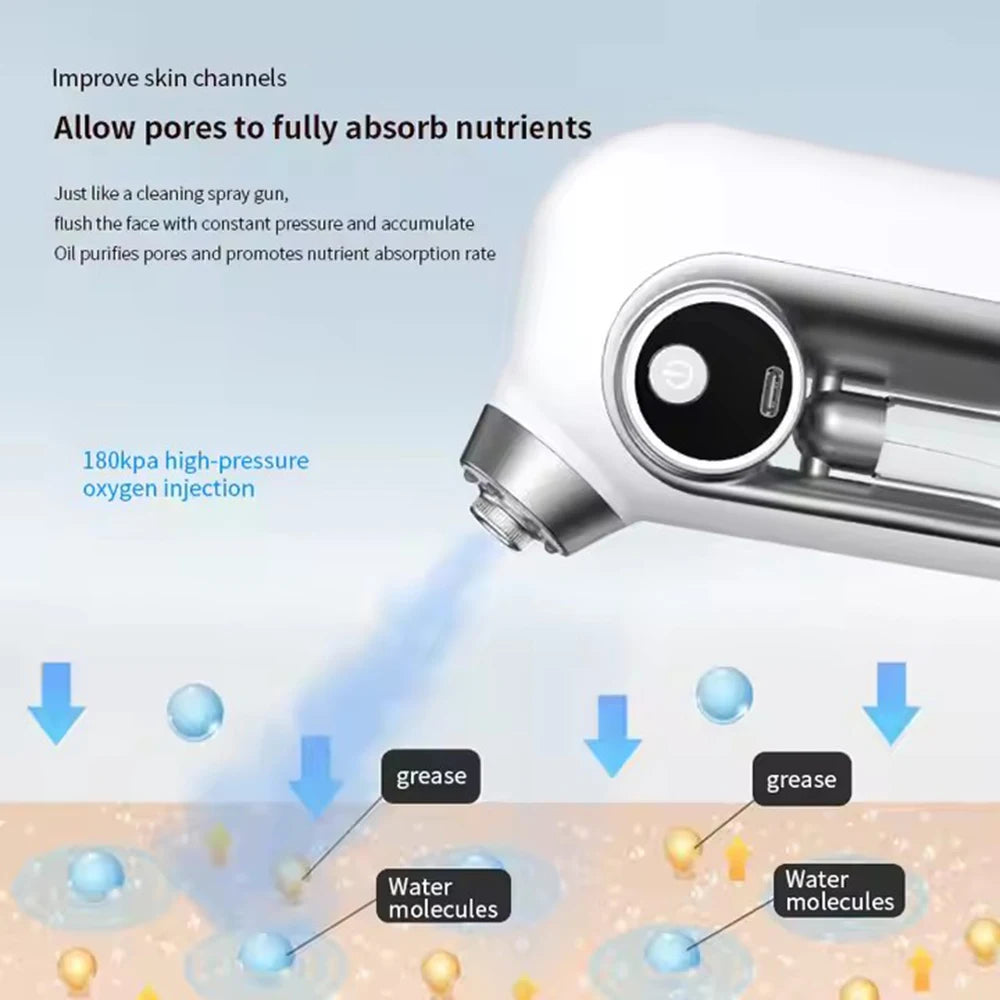 Vilnason ZYP-002 Hot & Cold Facial Steamer – Blue Light Nano Mist Oxygen Injector