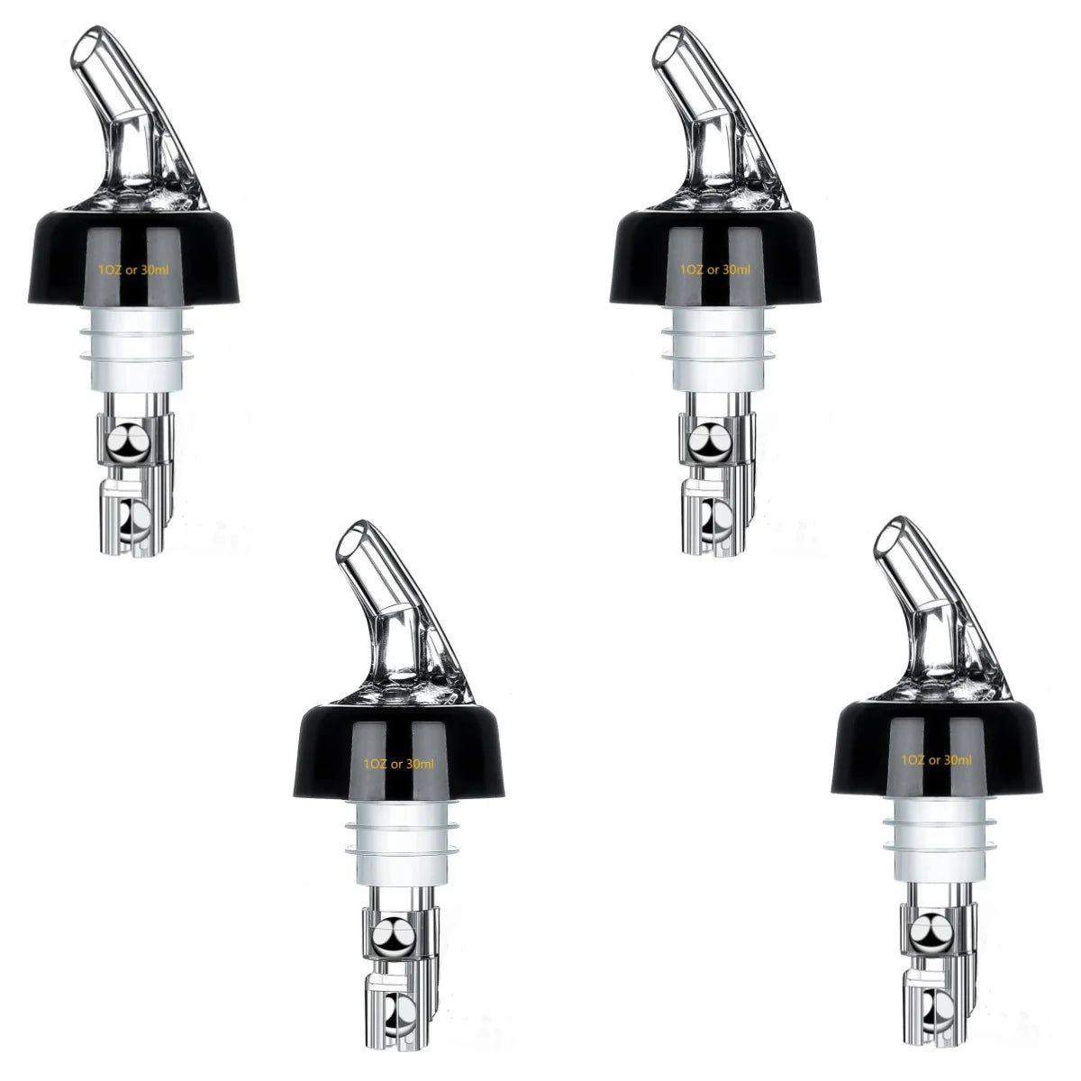 Viski Automatic Measure Liquor Pourer – Spill-Free Bottle Pourer & Wine Stopper