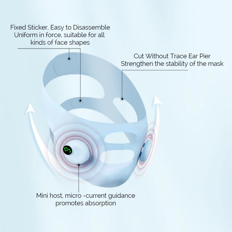 Foreverlily EMS Face Slimming Strap – V-Line Jawline Lifting & Firming Mask