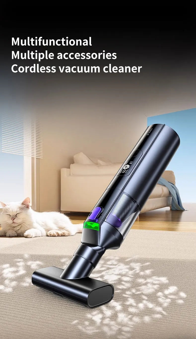 cafele CX06 4-in-1 Cordless Car Vacuum Cleaner – 18000Pa Brushless, Air Pump & Wind Blower