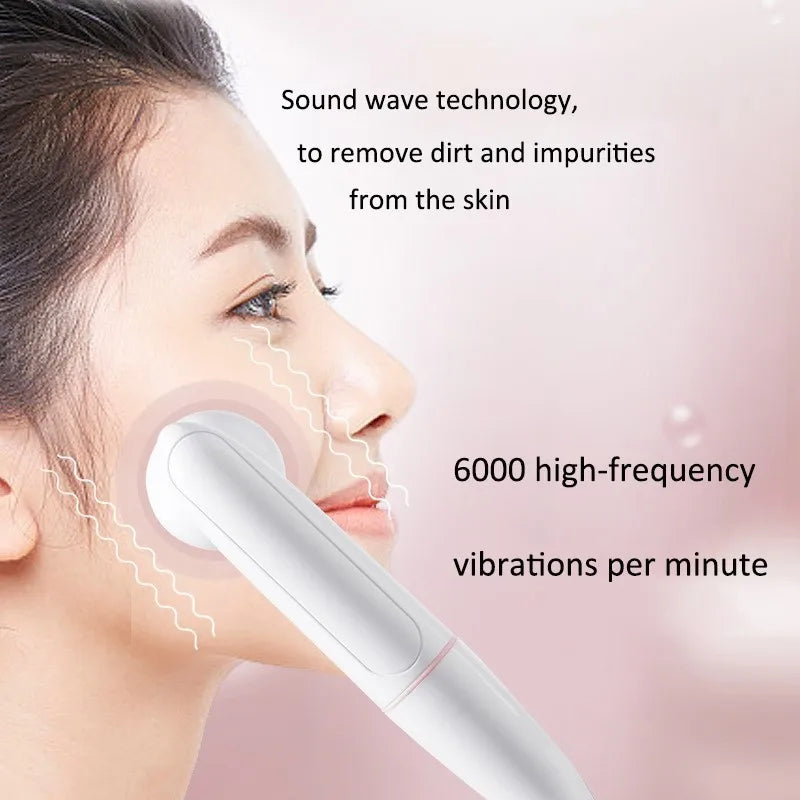 KNCOKAR Electric Facial Cleansing Brush – Vibration Massage Deep Clean Skincare Tool
