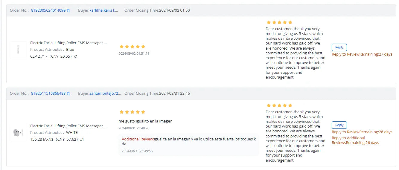 KEMOKO EMS Photon Face Lifting Device H01 – Red & Blue Light Facial Massager