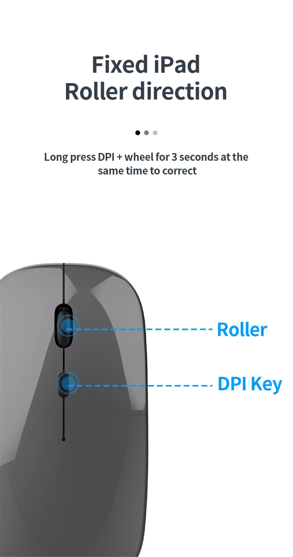 Slim Wireless Keyboard Mouse Set – Multi-Device Bluetooth, USB Receiver