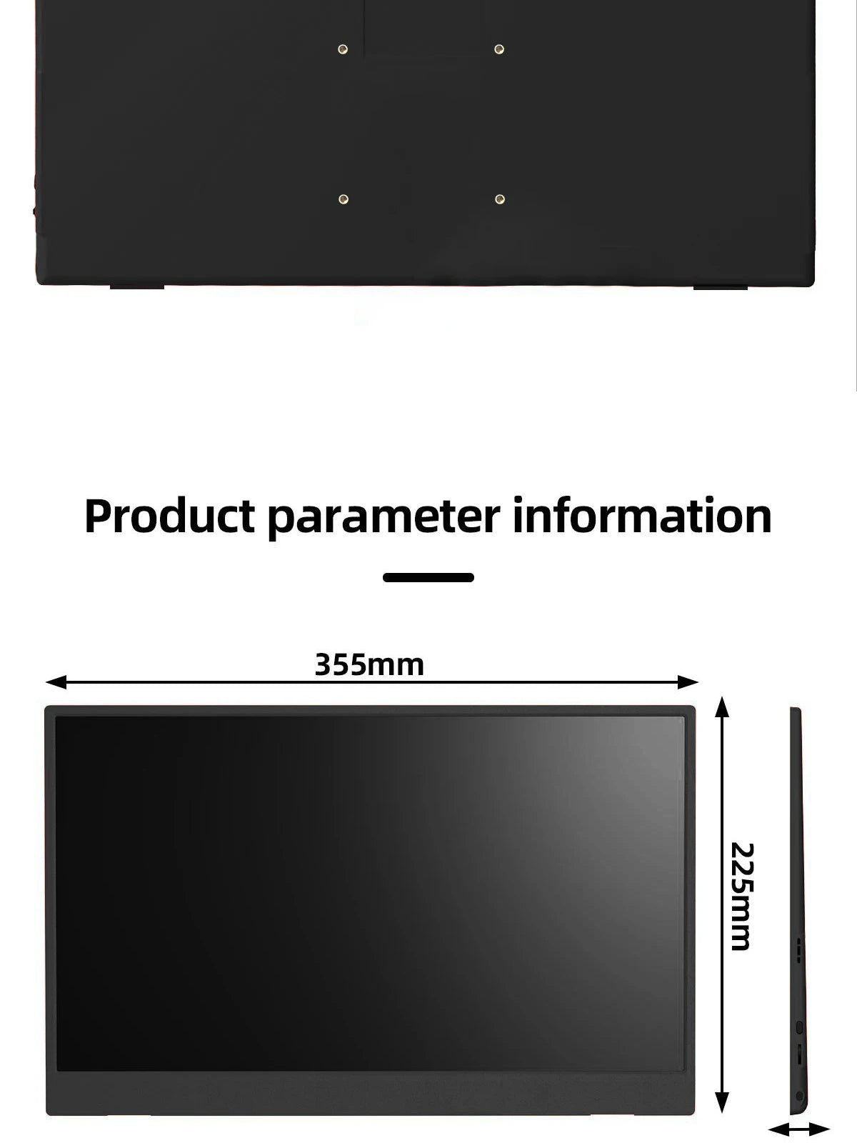 ZSUS 15.6″ Portable Monitor 1080P IPS | USB-C Type-C | HDR10 | Built-in Speakers | Laptop Display
