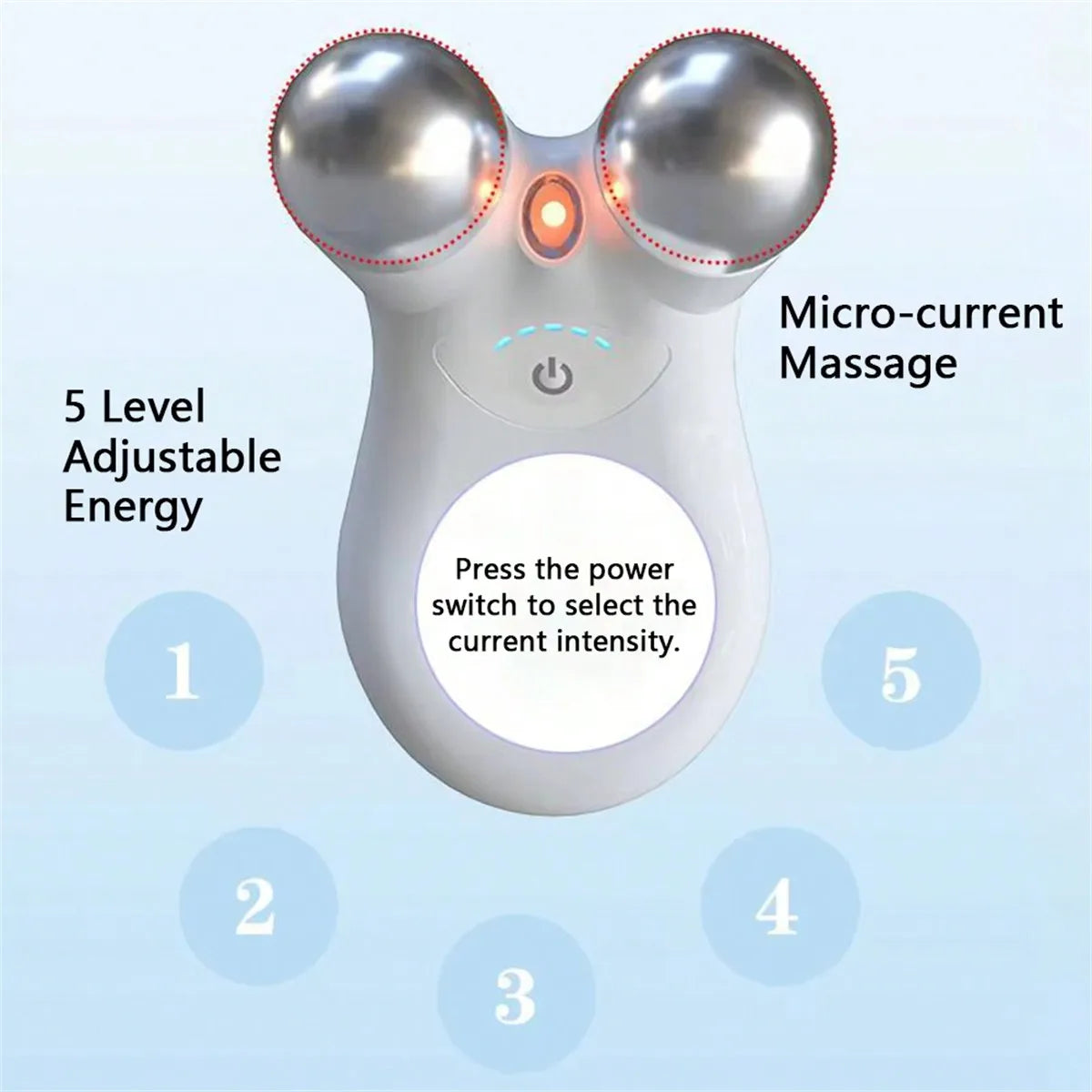 Universal Facial Lifting Massager – Rechargeable Skin Tightening Beauty Device