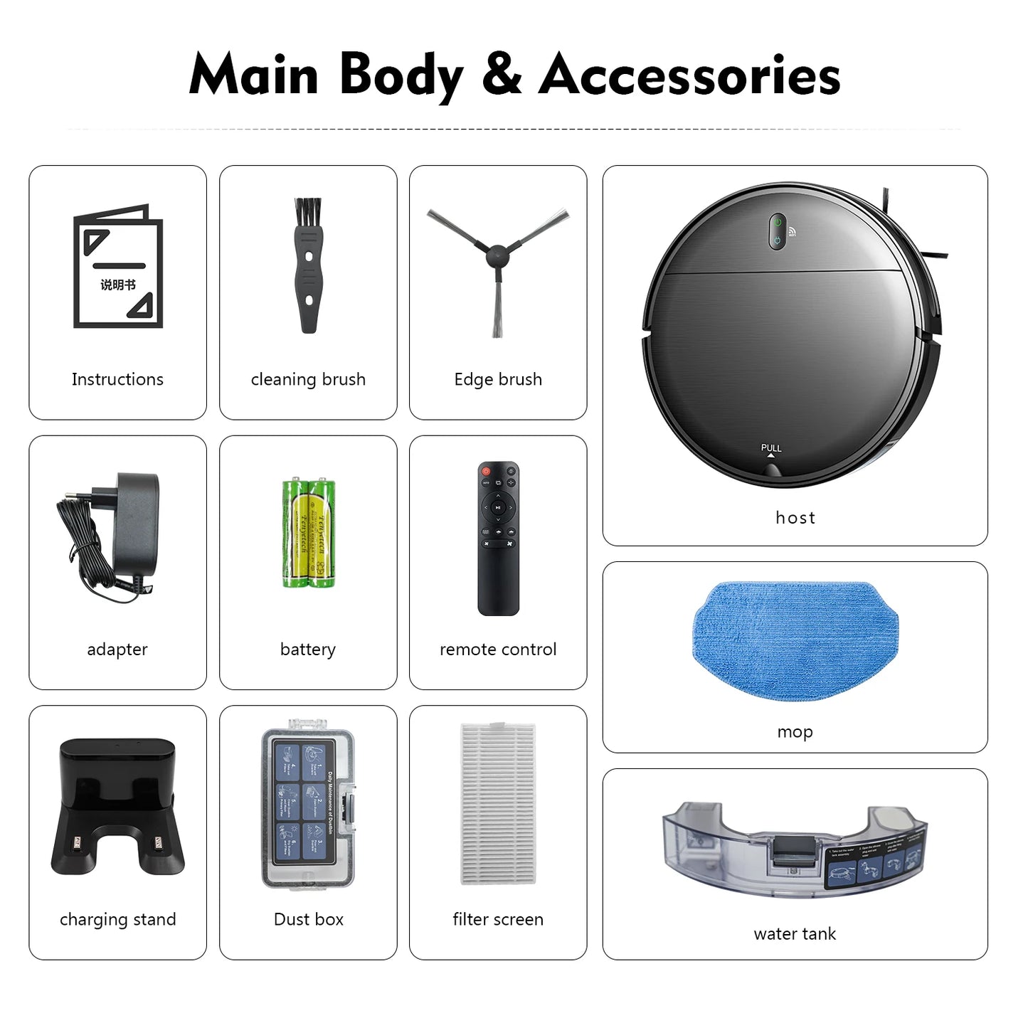Omeser BR151 Robot Vacuum & Mop Combo – Planned Cleaning, Remote + App Control