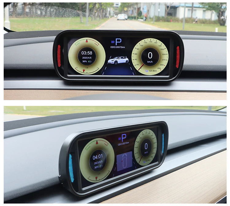 KWHUD 6.8″ Tesla Instrument Cluster HUD – HD IPS Dashboard Display for Model 3 & Model Y (2019–2022)