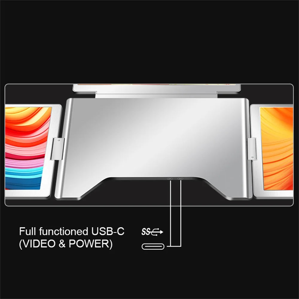 Rospider 16″ Portable Monitor – 1920×1200 IPS, 16:10, USB-C Swivel Display