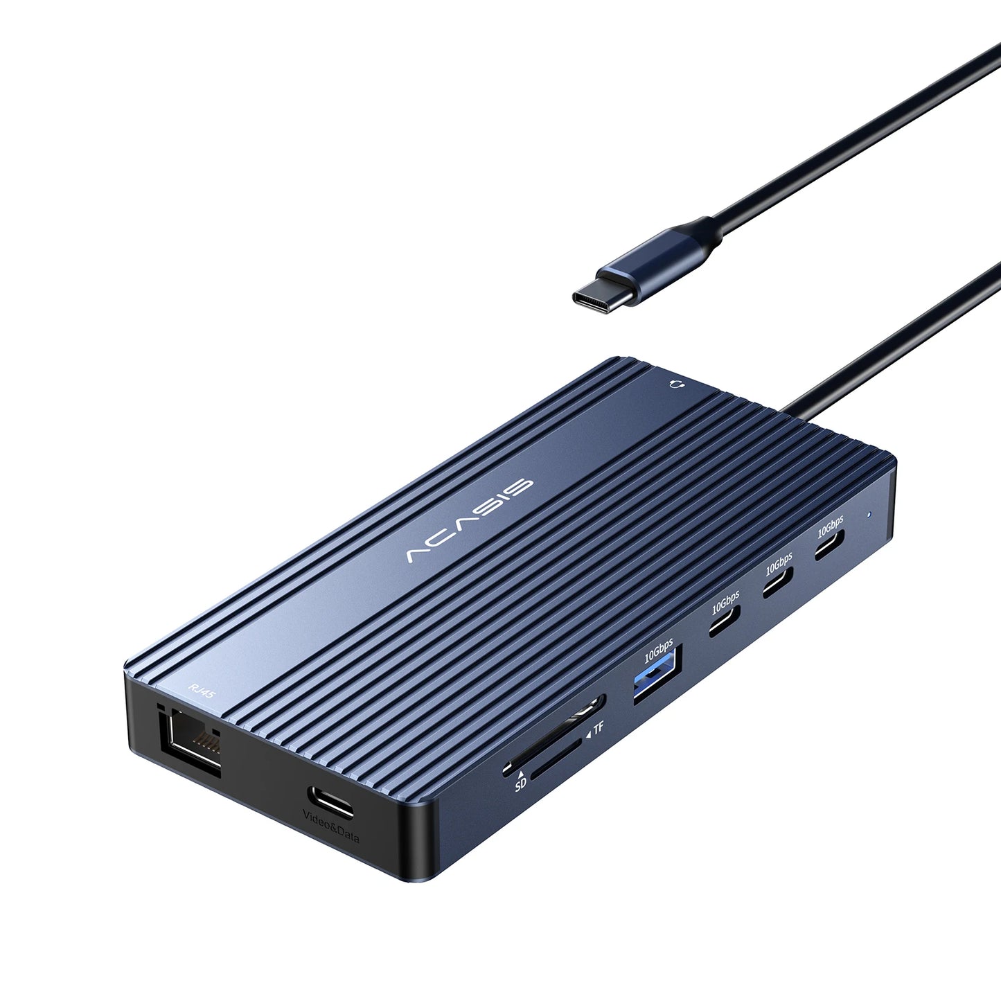 DS-0203 14-in-1 USB-C Docking Station – Triple Display HDMI Hub with 100W PD & Ethernet