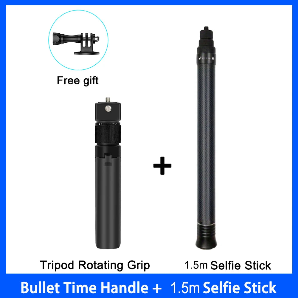 Professional Invisible Selfie Stick Tripod for Insta360 X5/X4/X3 & Action Cameras