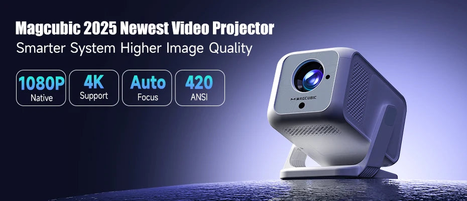 HY320 Portable Home Theater Projector – 720P Native, 4K Decode, BT 5.0