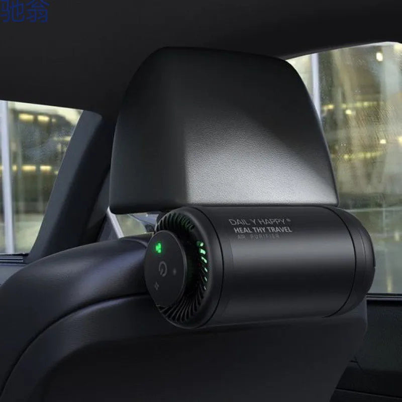 Compact Air Purifier with Replaceable Filter & Aromatherapy – Fresh Air Deodorizer for Car & Small Spaces
