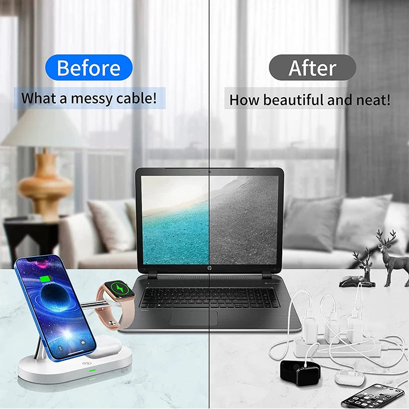 MagSafe Wireless Charging Station with LED Indicator – Apple Only