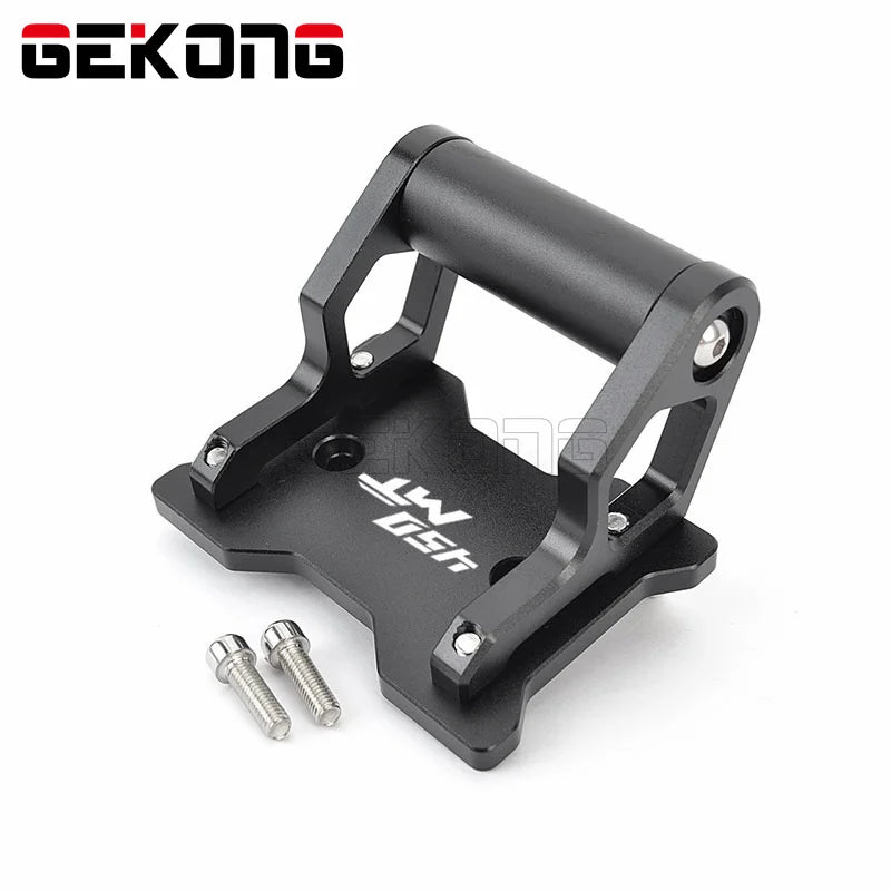 Motorcycle GPS Phone Holder Extension Bracket MT450 – CNC Aluminum Navigation Mount