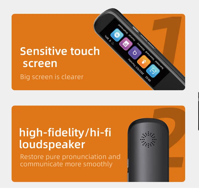 MSAI S7 Portable AI Translator – Text Scan, Voice Translation & Language Learning Tool