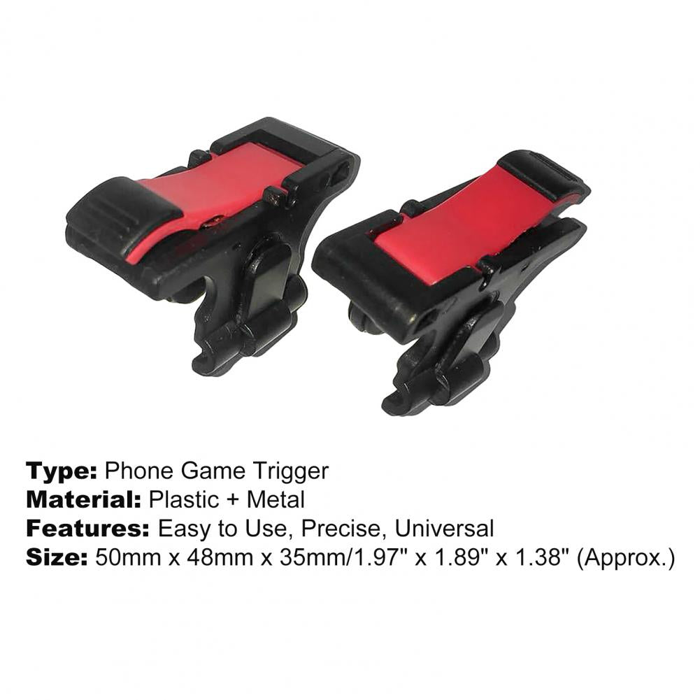 D9 Phone Gaming Trigger – Durable Plastic Shooter Button for Mobile Games