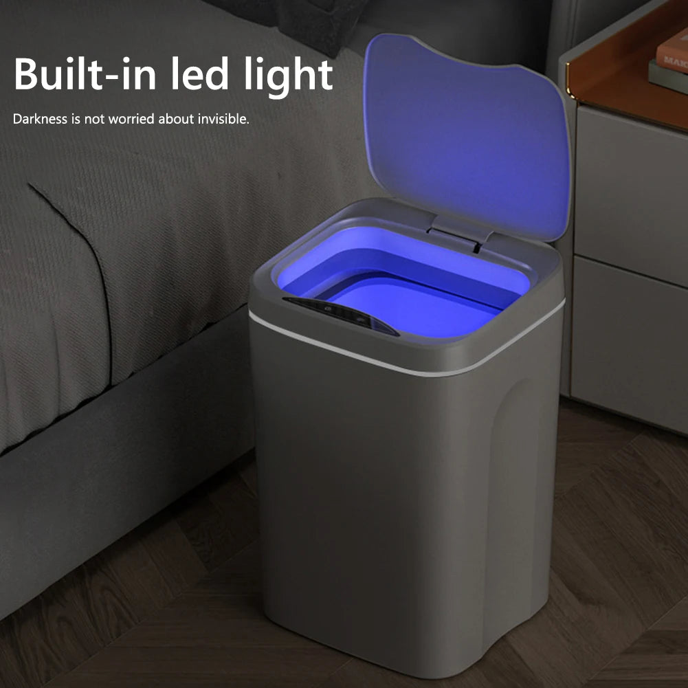 12L/14L/16L/20L/24L Touchless Smart Trash Can – Waterproof Sensor Waste Bin for Home Recycling