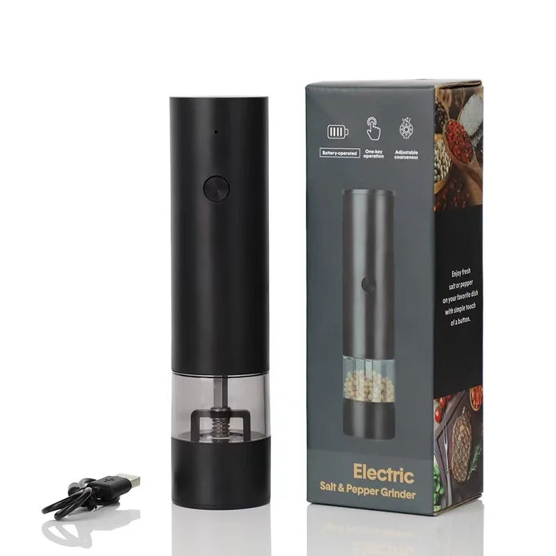 Rechargeable Electric Salt & Pepper Grinder Set – Kitchen Gift