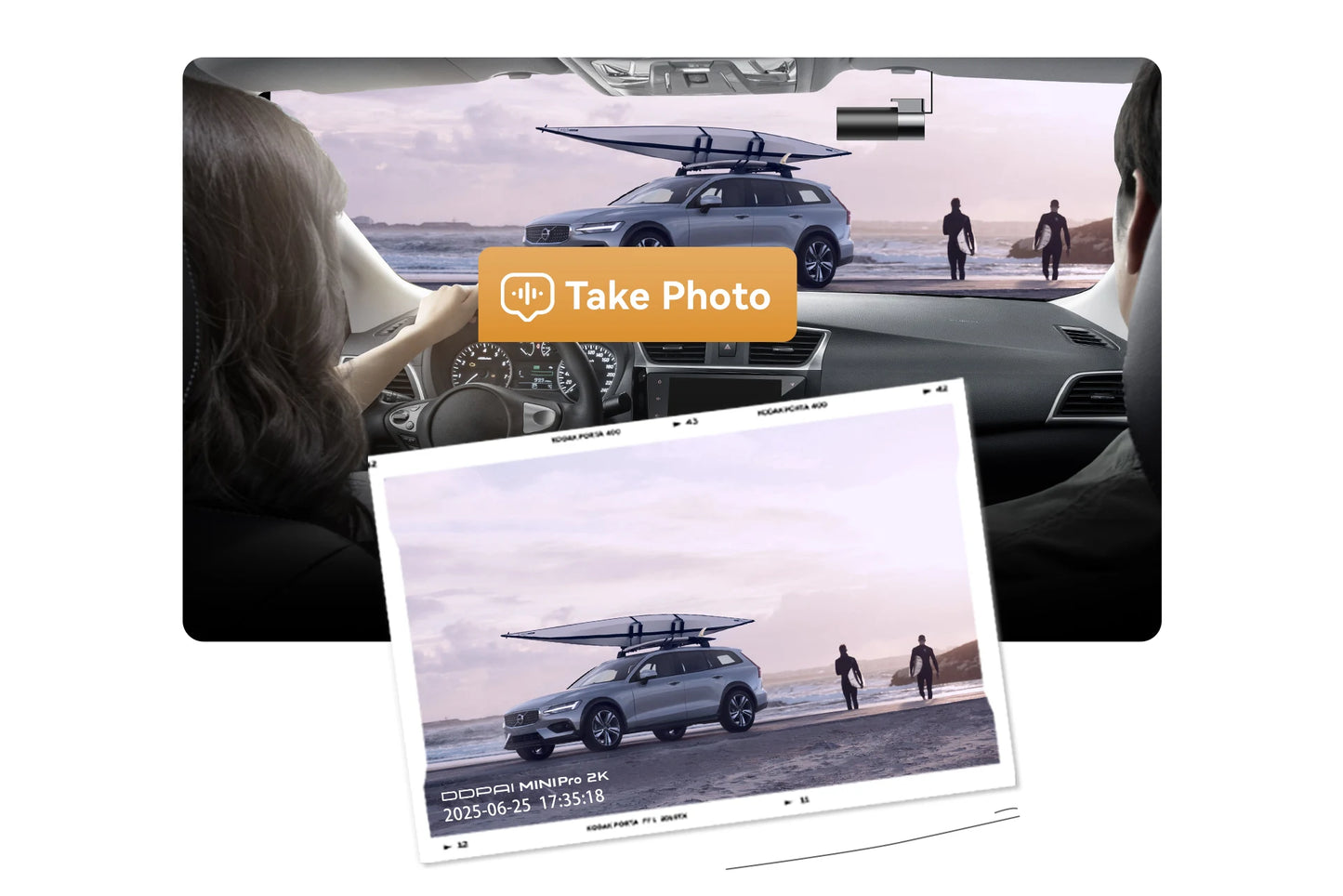 DDPAI Mini Pro 2K Dash Cam – 1440P WiFi Car DVR with Night Vision & Parking Monitor