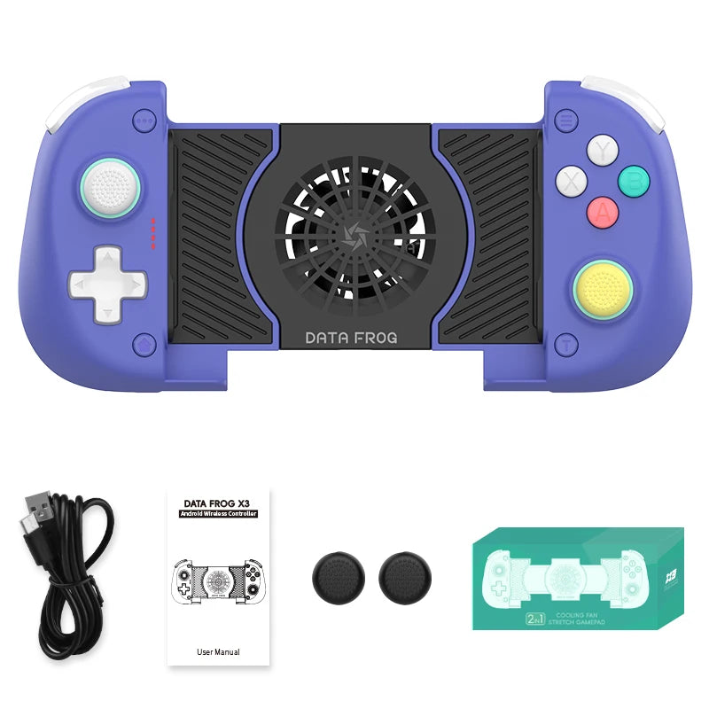 X3 Wireless Gaming Controller for Android – Hall Joystick Mobile Gamepad with Cooling