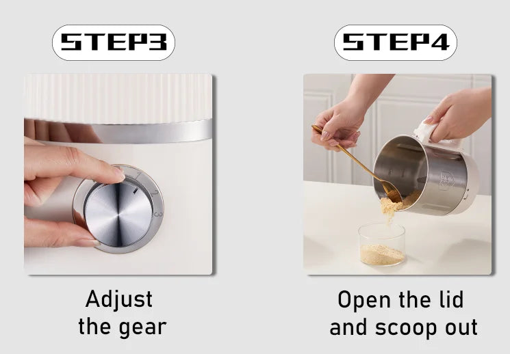 SUNATUR 500W Electric Food Grinder – 800ml Stainless Steel Grinding Cup with 4 Blades
