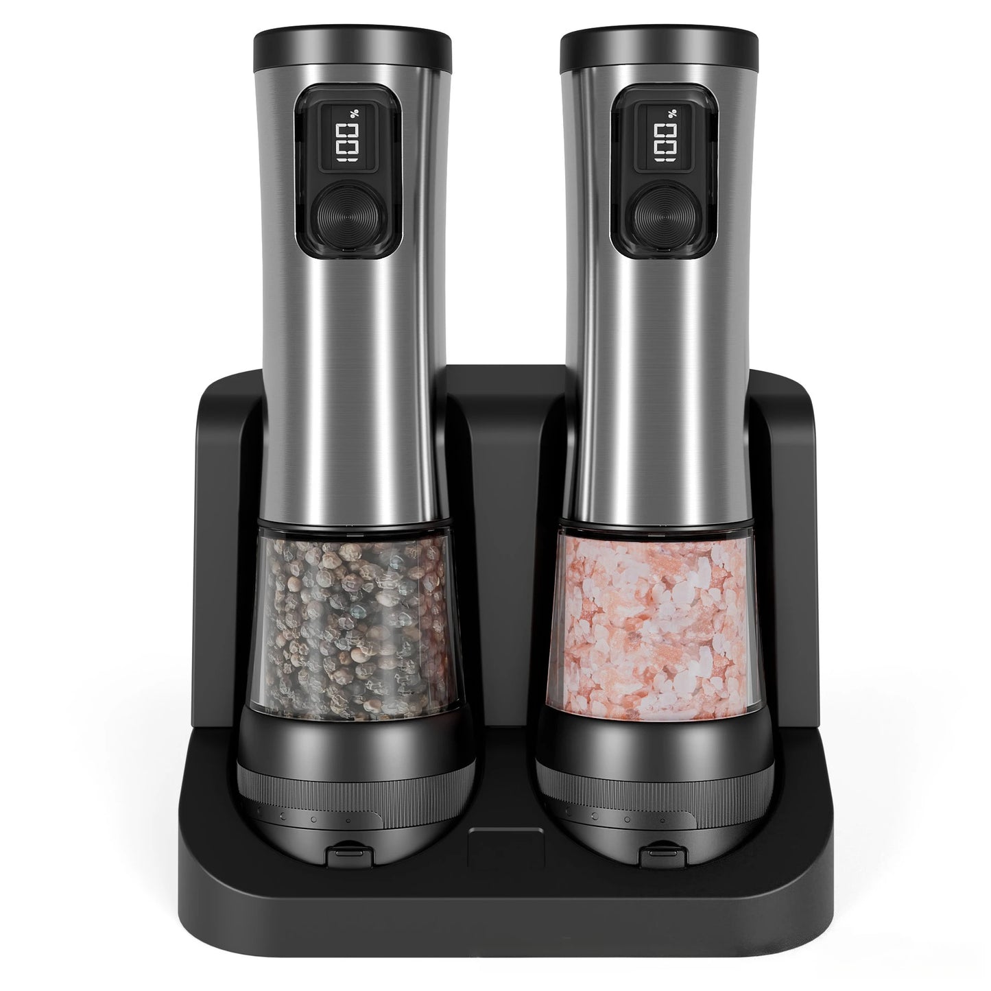 Electric Salt & Pepper Grinder – Stainless Steel Automatic Mill (mimo-26)