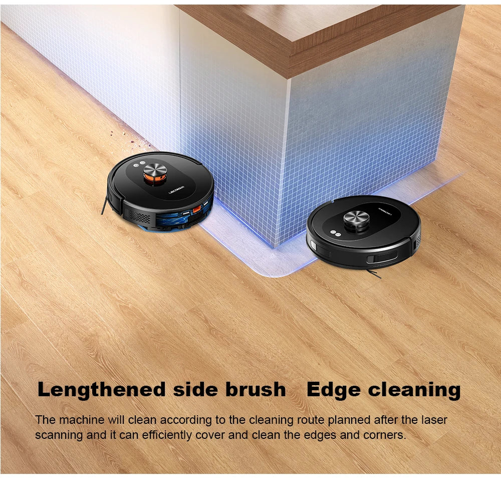 Liectroux T9 Robot Vacuum & Mop – 6500Pa LiDAR Mapping, Self-Empty Station, Dual-Band WiFi