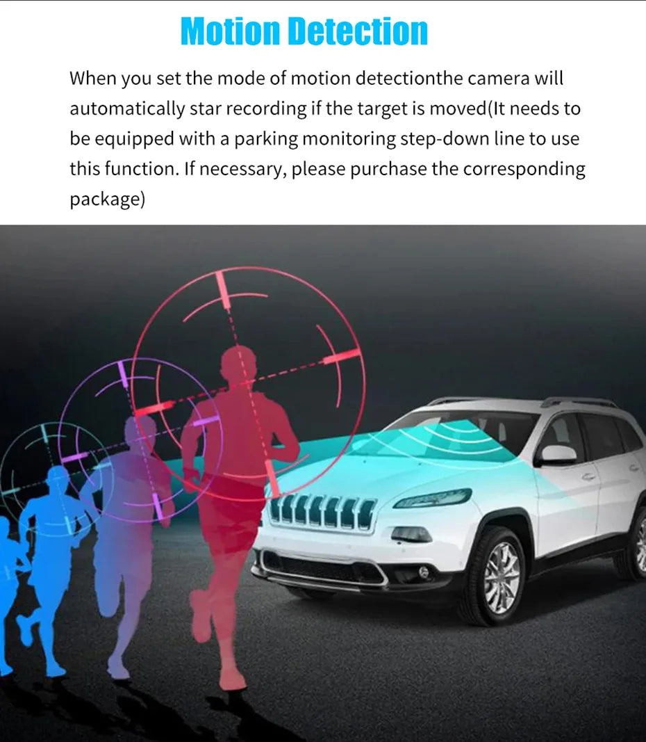 etymoofox 4K Mini Dash Cam – Ultra HD WiFi Car DVR with Night Vision & Parking Monitor