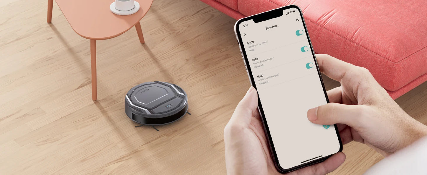Lefant M210 Pro Robot Vacuum Cleaner – 2200Pa Suction, App & Alexa Control, Slim Design