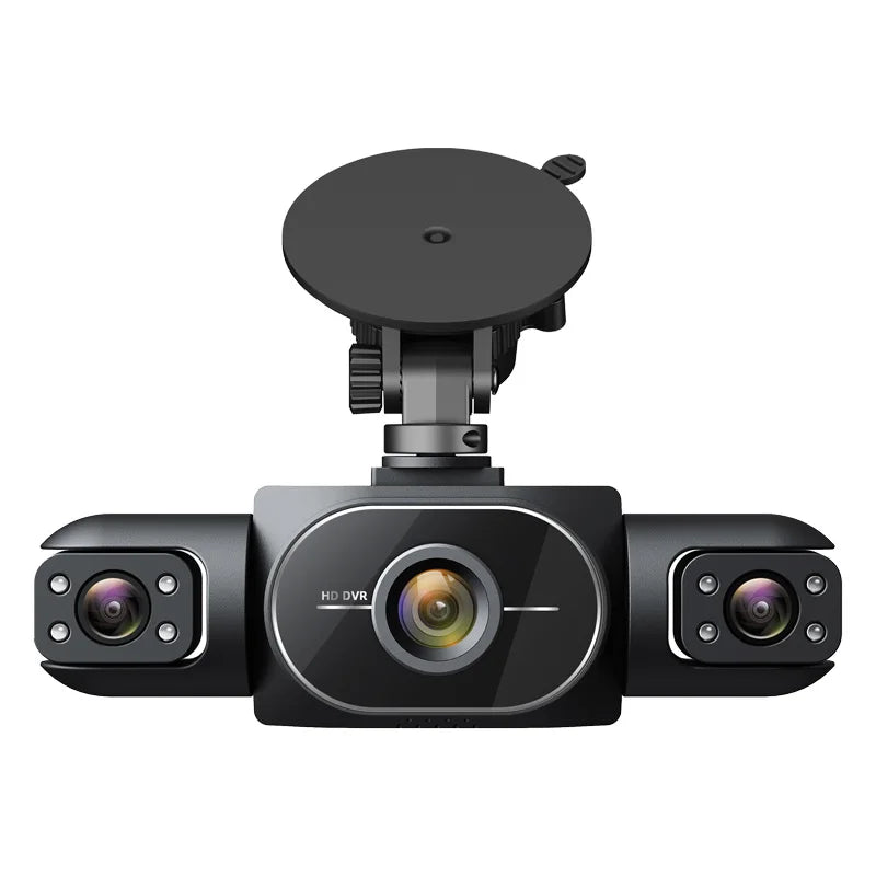 Baideluo 360° 4-Camera Dash Cam – Full Coverage Parking Guard & Night Vision DVR