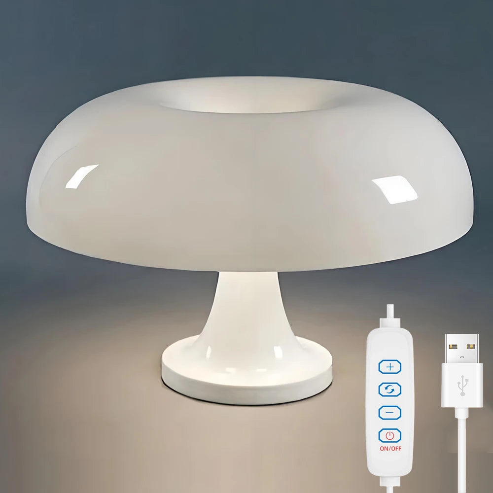 Topwinson Mushroom Night Lamp | Tri-Color Ambient Light with USB-C Charging