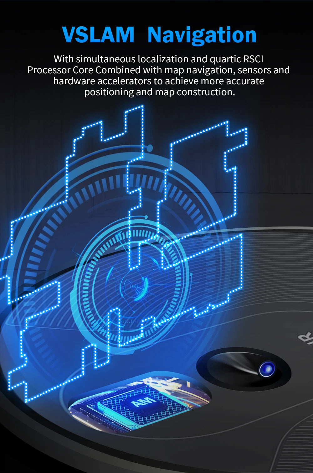 ABIR X6 Pro Robot Vacuum & Mop Combo – 6000Pa Power, Visual Mapping, Voice Control