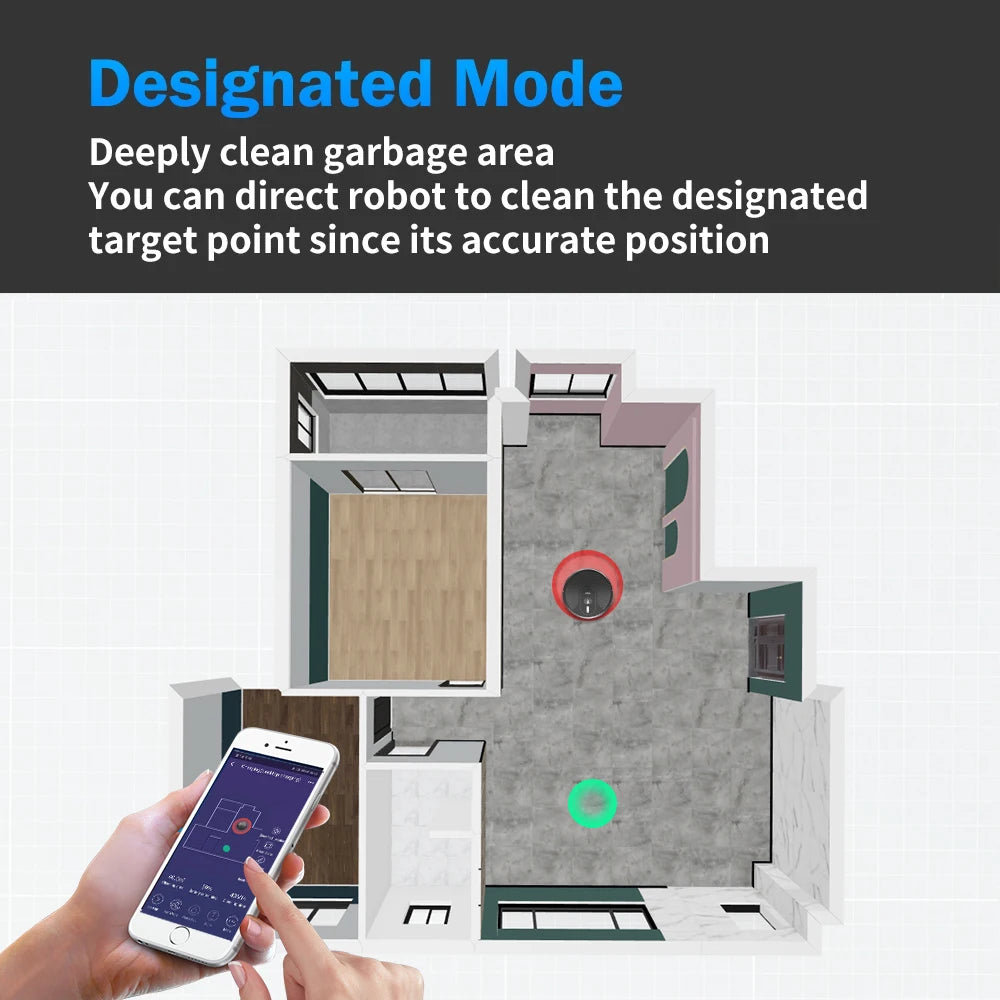 ABIR X6 Pro Robot Vacuum & Mop Combo – 6000Pa Power, Visual Mapping, Voice Control