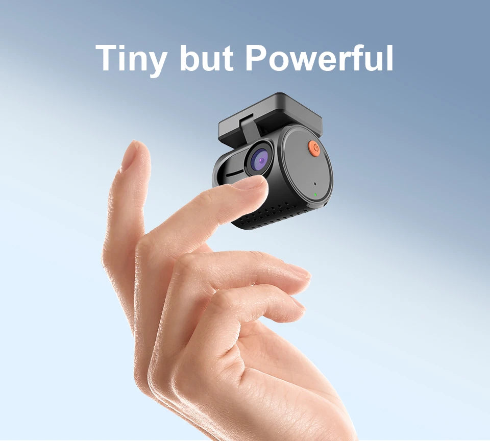 KAWA MINI 3 2K Dash Cam – Hidden WiFi Car DVR with Voice Control & 24H Parking Mode