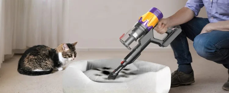 MPQU 550W Cordless Stick Vacuum Cleaner – 40-Min Runtime, HEPA Filter, Turbo Brush