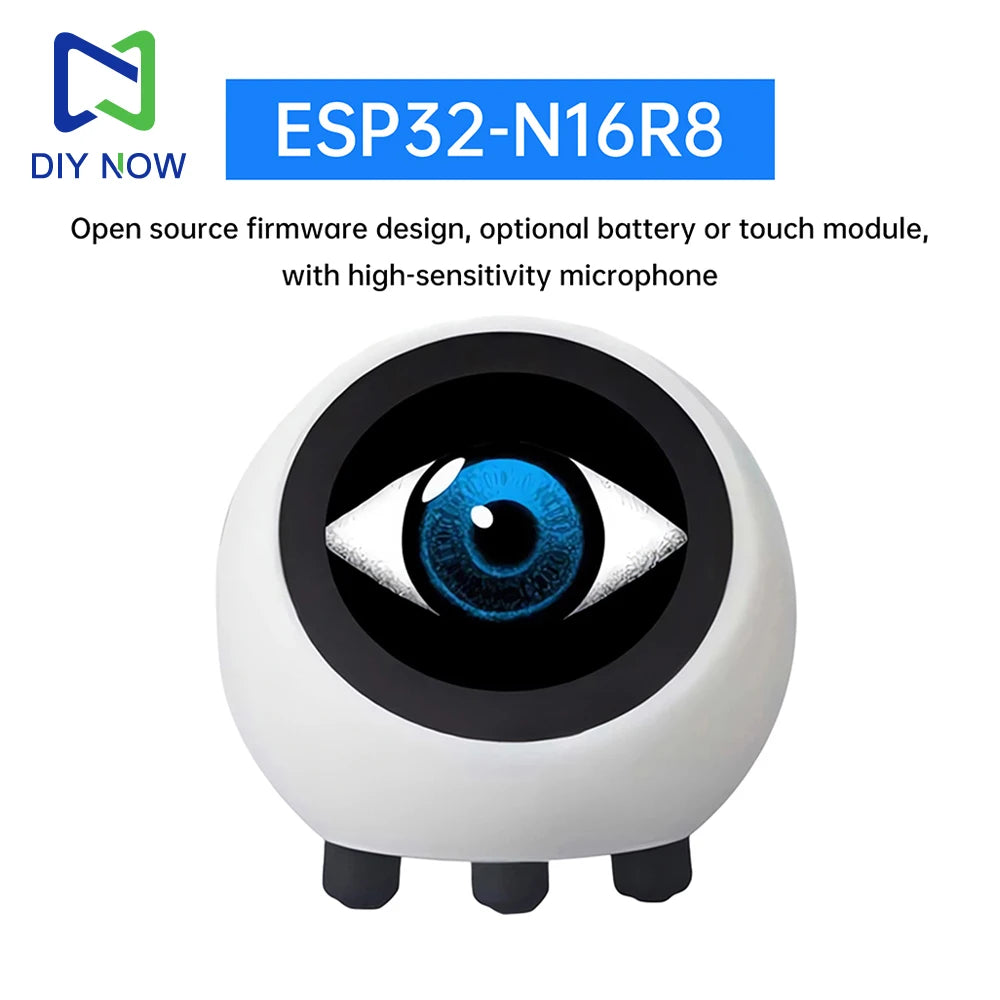 ESP32-S3 AI Voice Assistant Module – 1.28″ Screen, Weather Clock, Open-Source