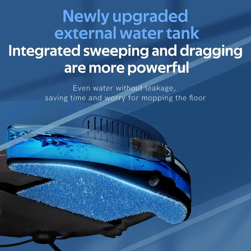 OBOW AI Smart Robot Vacuum & Mop – 2000Pa Suction, App Control, 80-Min Runtime
