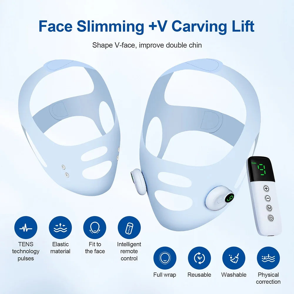 Foreverlily EMS Face Slimming Strap – V-Line Jawline Lifting & Firming Mask