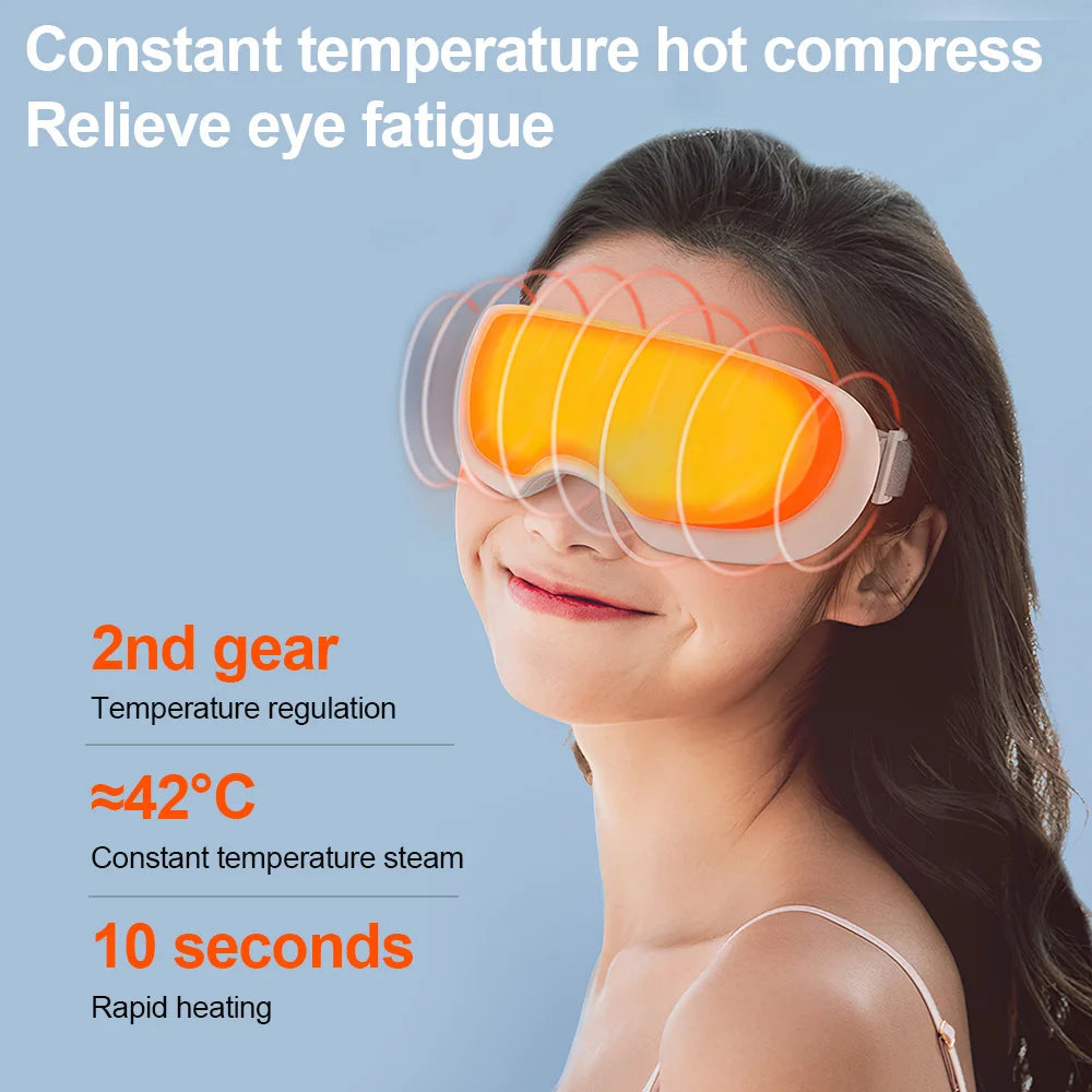 TINSOL Smart Steam Eye Mask – Heated Vibration Eye Relaxation Device
