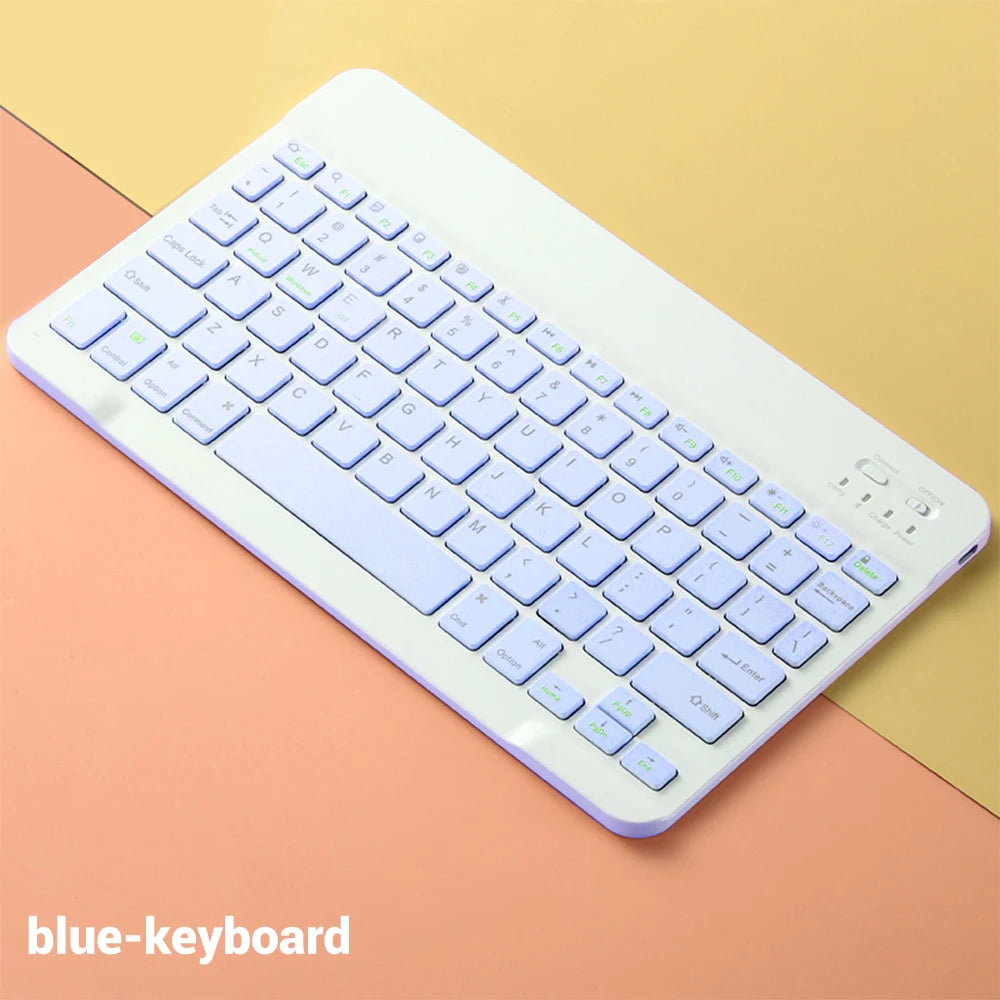 Bluetooth Keyboard with Wireless Mouse – Rechargeable, Home Office Ready