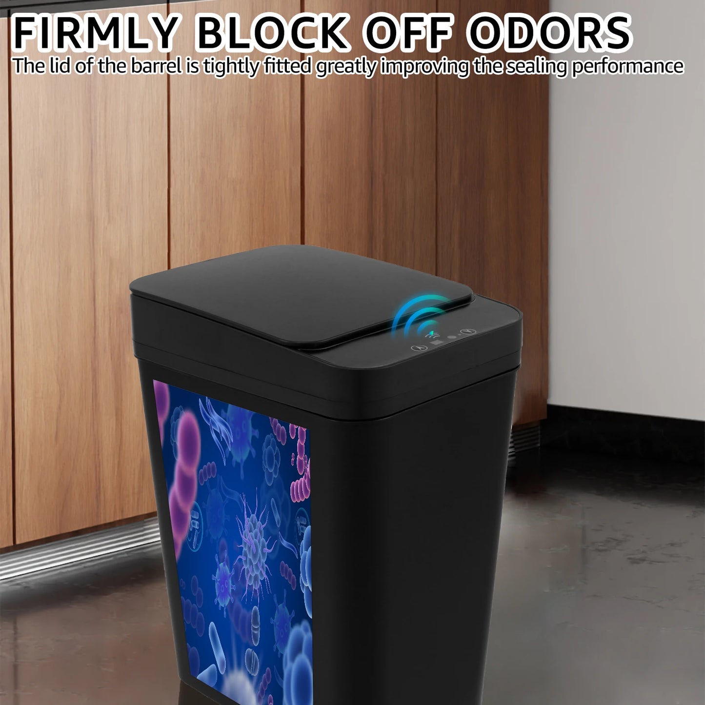 Willstar Automatic Sensor Trash Can – 12L Touch-Free Waste Bin (Battery Powered)