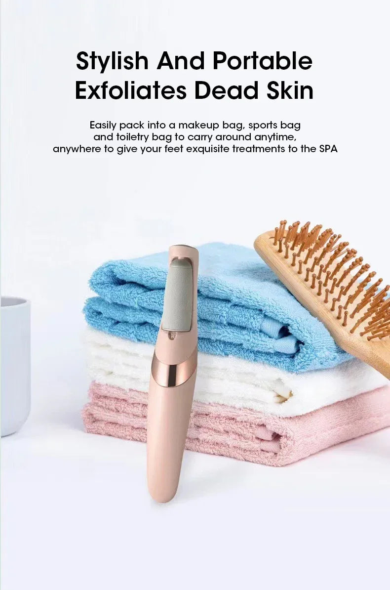 NOCCLILI Electric Foot File Pedicure Tool – USB Rechargeable Dead Skin & Callus Remover