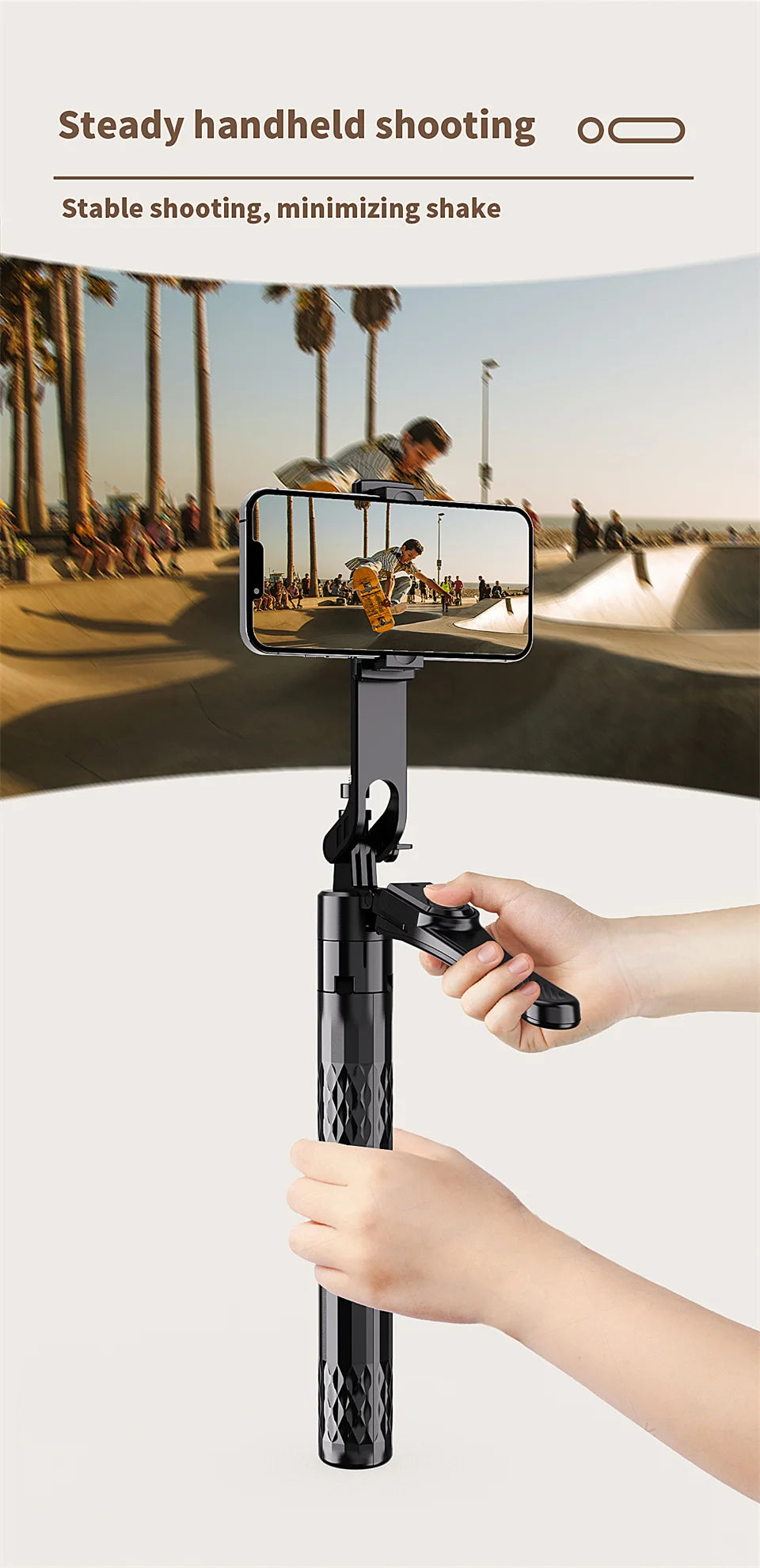 1.85m Bluetooth Selfie Stick with Tripod & Wireless Remote