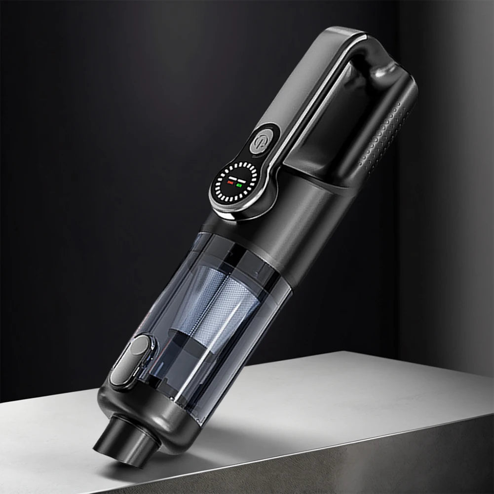Alloet 2-in-1 Car Vacuum Cleaner & Compressed Air Duster – 17000Pa Suction, Rechargeable
