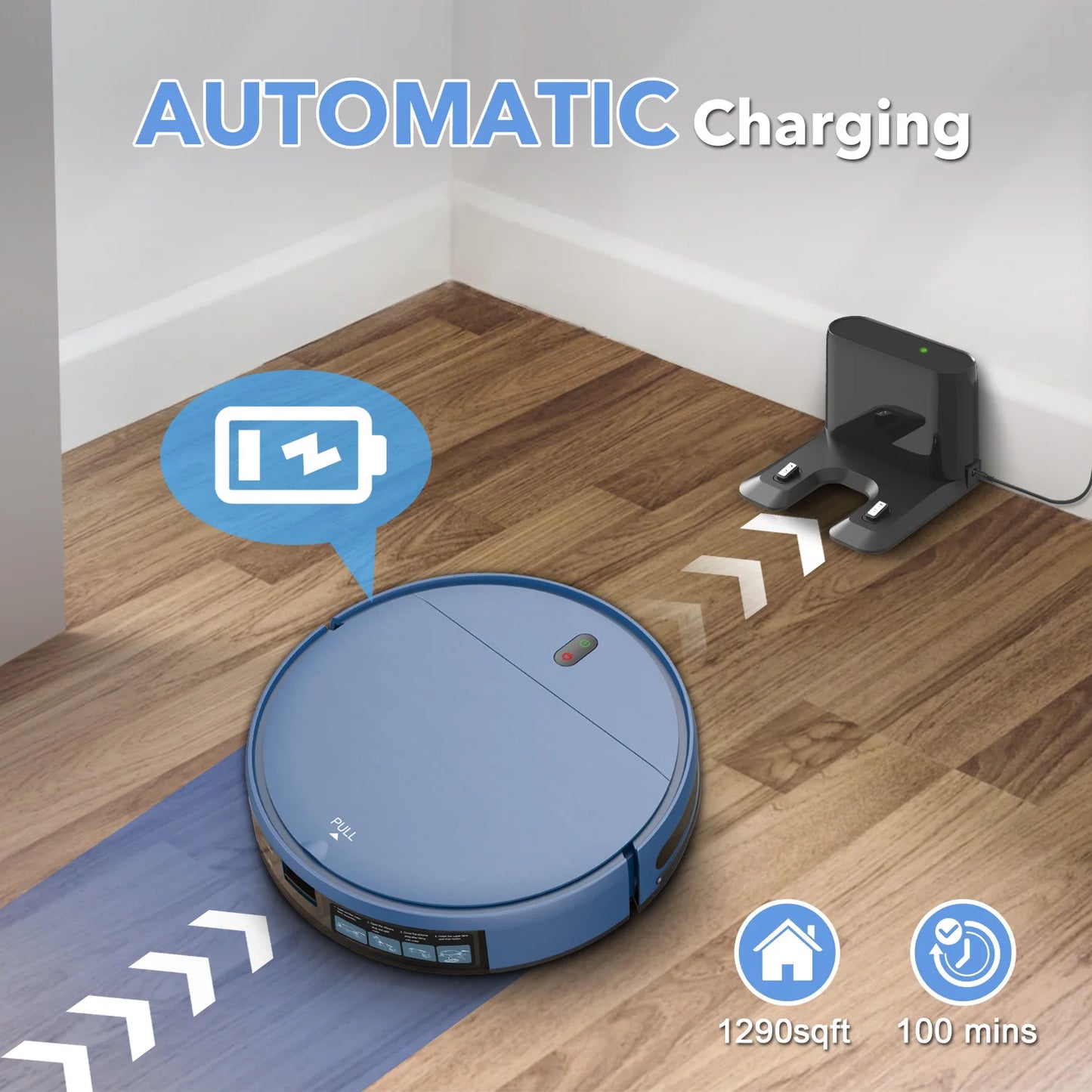 Omeser BR151 Robot Vacuum & Mop Combo – Planned Cleaning, Remote + App Control