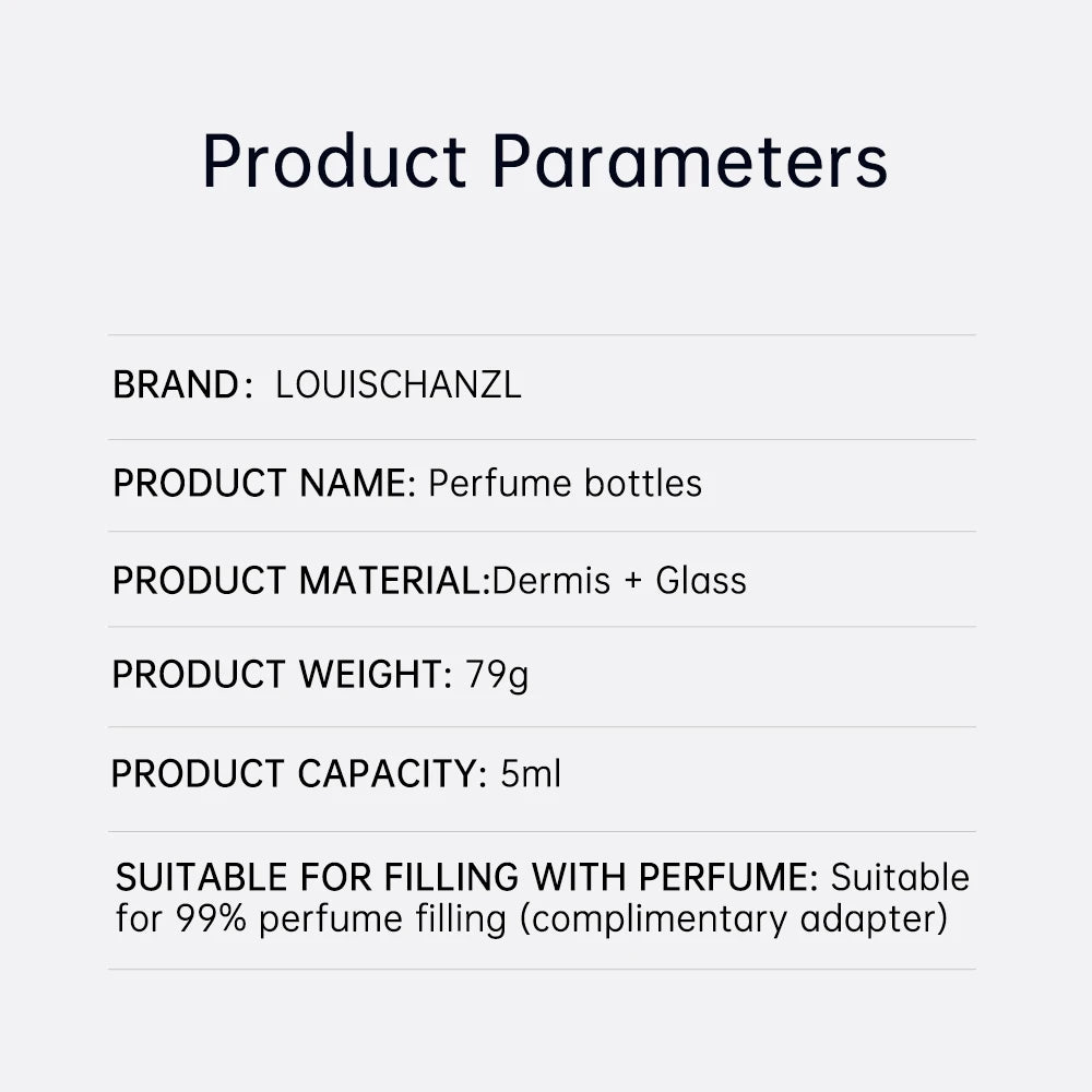 5ml Refillable Perfume Atomiser – Bottom-Fill Glass Spray Bottle